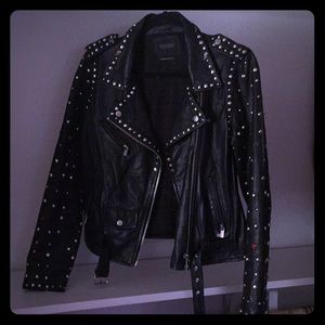 Scotch & Soda BLK Leather Biker Jacket ♠️♦️♥️♣️